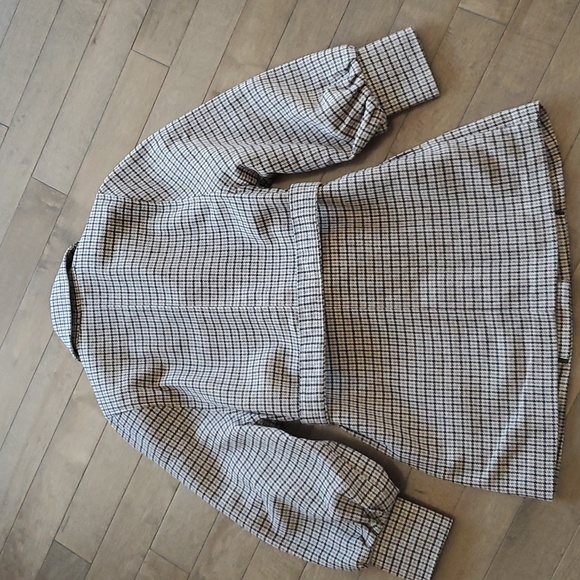 Joe Fresh Plaid Belted Jacket - Picture 3 of 3